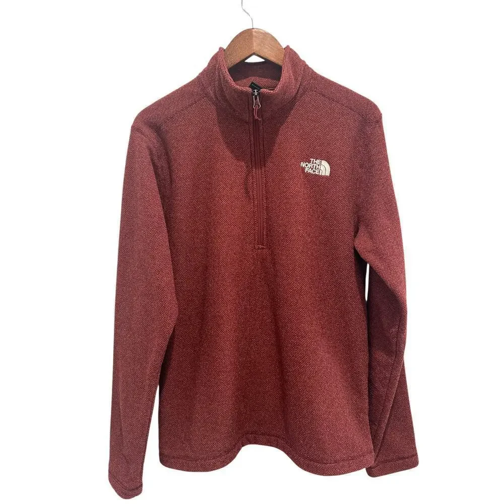 The North Face Men’s Textured Cap Rock 1/4 Zip Fleece Jacket Size M Outdoors